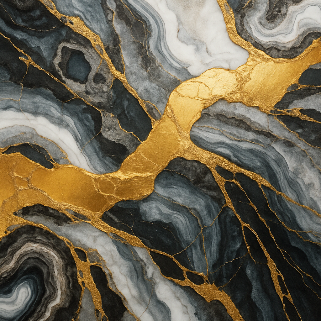 Marble and gold texture background